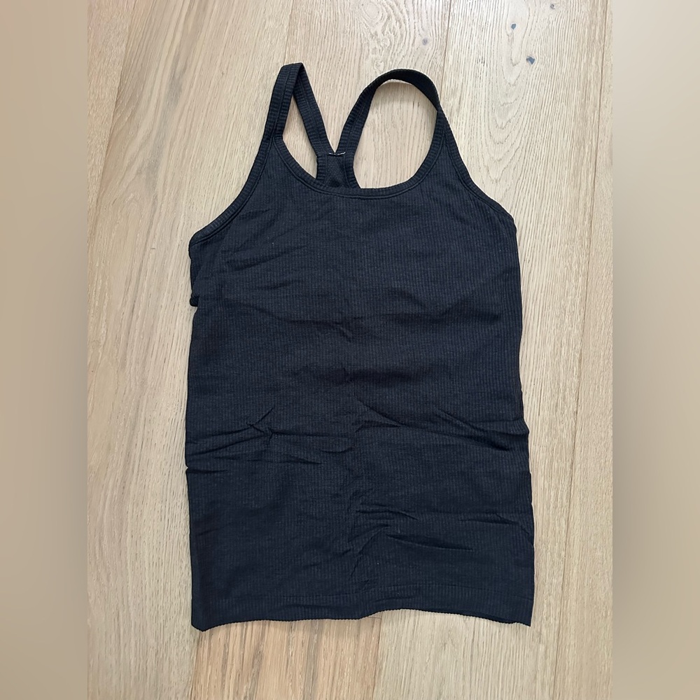 LULU-LEMON: dark gray Women's Tank Top